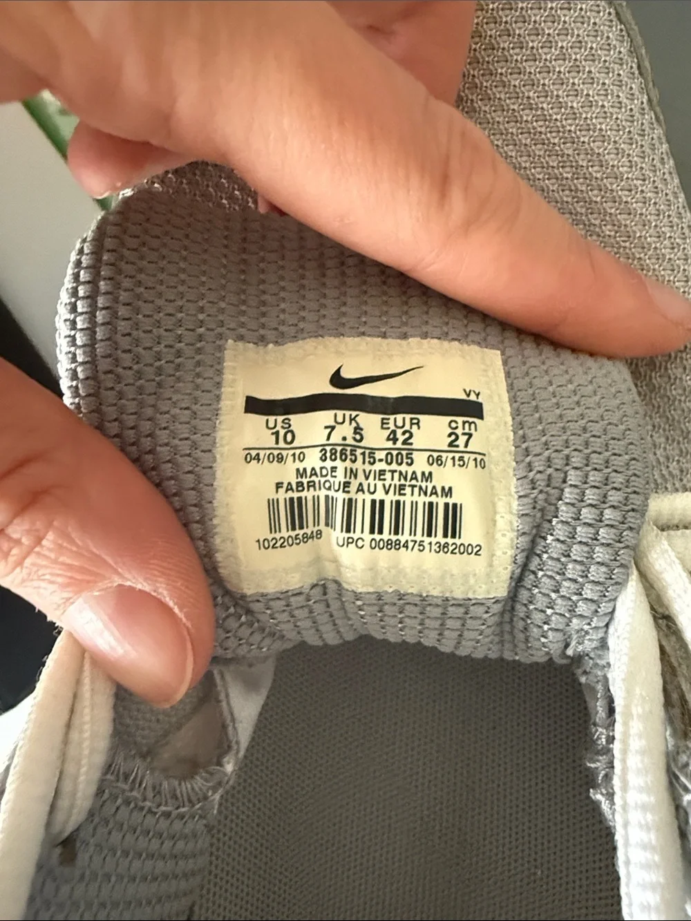 Nike Air Max Running Shoes - Grey & Blue - Women’s Size 10